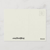 Postcrossing zonder een van de gebruikelijke dinge briefkaart (Achterkant)