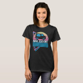 Postdienst Postbode Retro Post Begeleider T-shirt (Voorkant volledig)