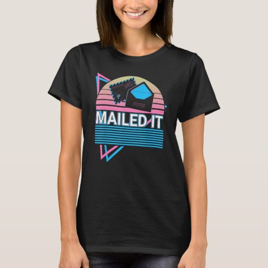 Postdienst Postman Retro gemaild T-shirt (Voorkant)