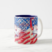 Postdienst Tweekleurige Koffiemok (Voorkant rechts)