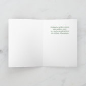 Postdienst verzegeld met vreugde met naam feestdagen kaart (Binnen)