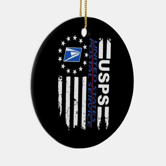 Postdienstvlag Keramisch Ornament (Rechts)