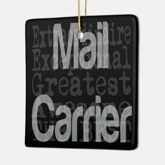 Postdrager Extraordinaire Keramisch Ornament (Links)