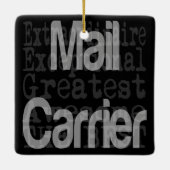 Postdrager Extraordinaire Keramisch Ornament (Achterkant)