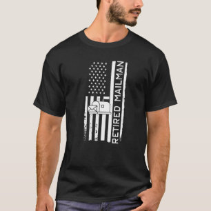 Postdrager Retro Postarbeider Verenigde Staten Fl T-shirt