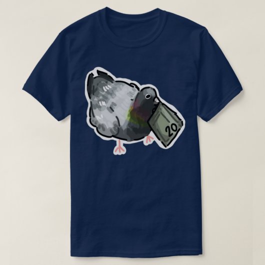 Postduif 2 t-shirt (Design voorkant)