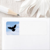 postduif landing Adresetiketten Etiket (Insitu)