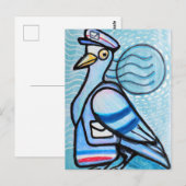 Postduif Postale Humor                   Briefkaart (Voorkant / Achterkant)