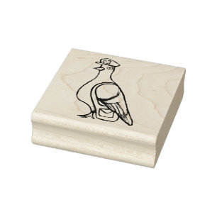 Postduif Postale Humor                   Rubberstempel