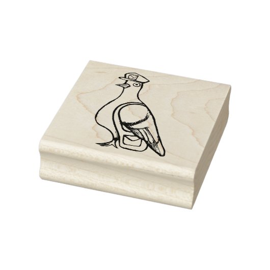 Postduif Postale Humor Rubberstempel (Stempel)