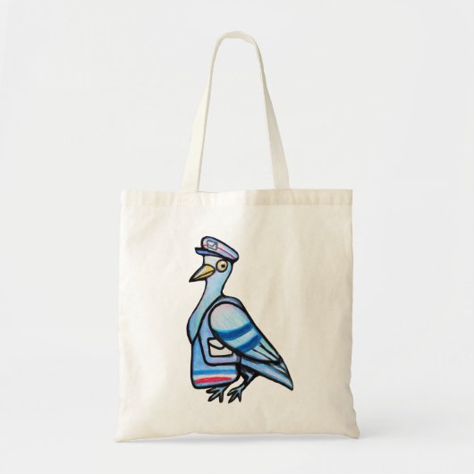 Postduif Postale Humor Tote Bag (Voorkant)