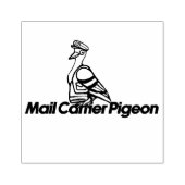 Postduif Rubberstempel (Afrduk)