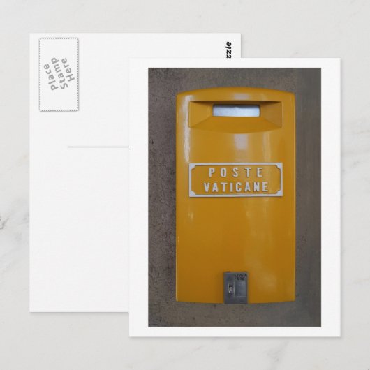 Poste Vaticane Briefkaart (Voorkant / Achterkant)