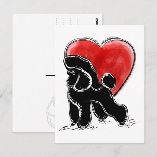 Posteltekening Briefkaart (Voorkant / Achterkant)