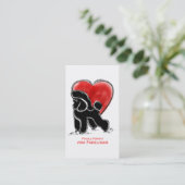 Posteltekening Visitekaartje (Staand voorkant)