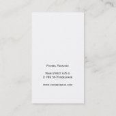 Posteltekening Visitekaartje (Achterkant)