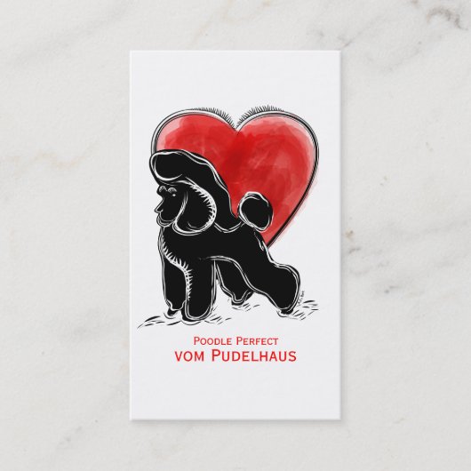 Posteltekening Visitekaartje (Voorkant)