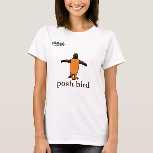 postelvogel (bruine pinguïn) t-shirt (Voorkant)