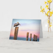 Posten & een Pelikaan | het Strand van Myers van Kaart (Gele Bloem)