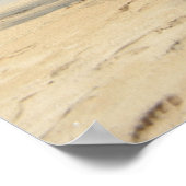 Poster 012 - Caraïbisch strand aan de wal (Hoek)