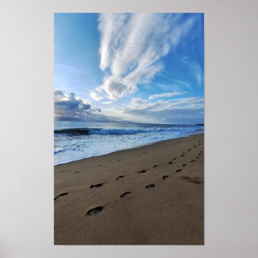 Poster 013 - Voetzand prints (Voorkant)