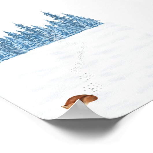 Poster (10,2 x 15,2cm) - Winter Scene (Hoek)