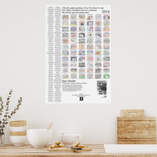 Poster 10 Droomkunst (Keuken)