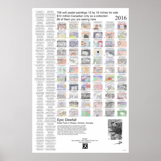 Poster 10 Droomkunst (Voorkant)