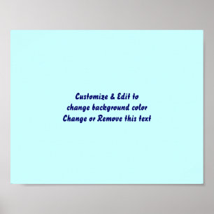 Poster 10 x 8 inch leeg, voeg uw afbeelding en tek