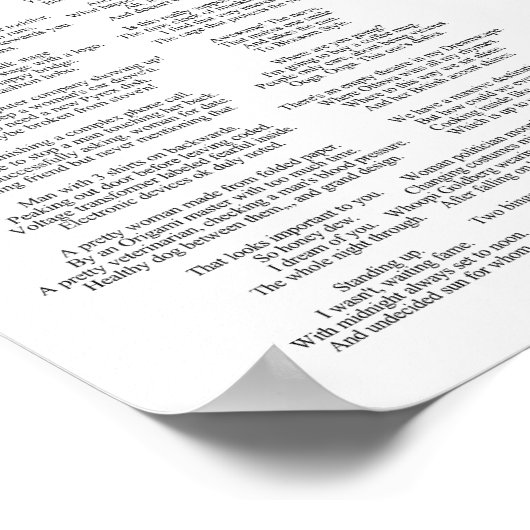 Poster 12 Droomkunst (Hoek)