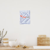 Poster 12"x16" (portrait) (Keuken)