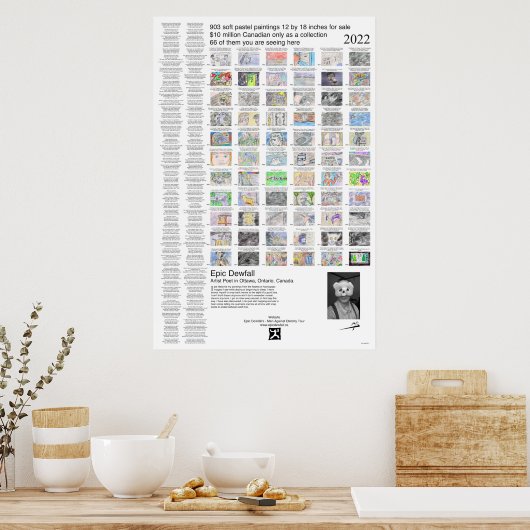 Poster 13 Droomkunst (Keuken)