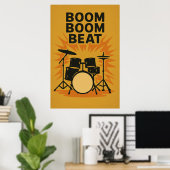 Poster 14, Boom Boom Beat,  (Thuiskantoor)