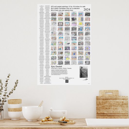 Poster 14 Droomkunst (Keuken)