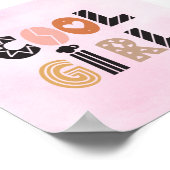 Poster (15,2 x 15,2cm) - Cool Girl (Hoek)