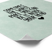 Poster (15,2 x 15,2cm) - Inside Your Head (Hoek)