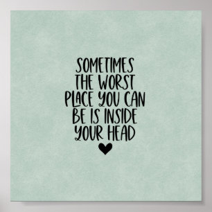 Poster (15,2 x 15,2cm) - Inside Your Head