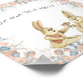 Poster (15,2 x 15,2cm) - Two Rabbits (Hoek)