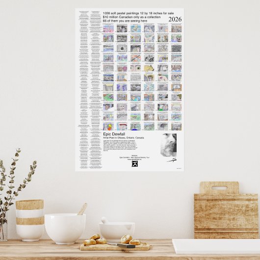 Poster 15 Droomkunst (Keuken)