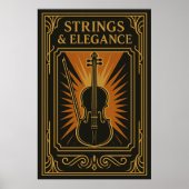 Poster 15, Strings & Elegance, (Voorkant)