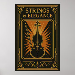 Poster 15, Strings & Elegance,