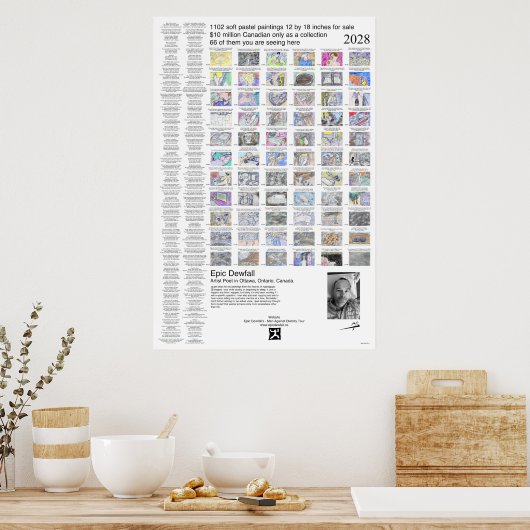 Poster 16 Droomkunst (Keuken)