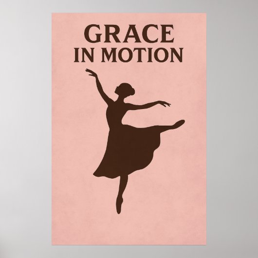 Poster 16, Grace in Motion, (Voorkant)