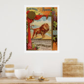 Poster 1890 voor Californische regenval (Keuken)