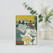 Poster 1895 ad briefkaart (Staand voorkant)