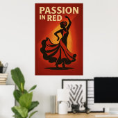 Poster 18, Passion in Red,  (Thuiskantoor)
