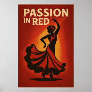Poster 18, Passion in Red,