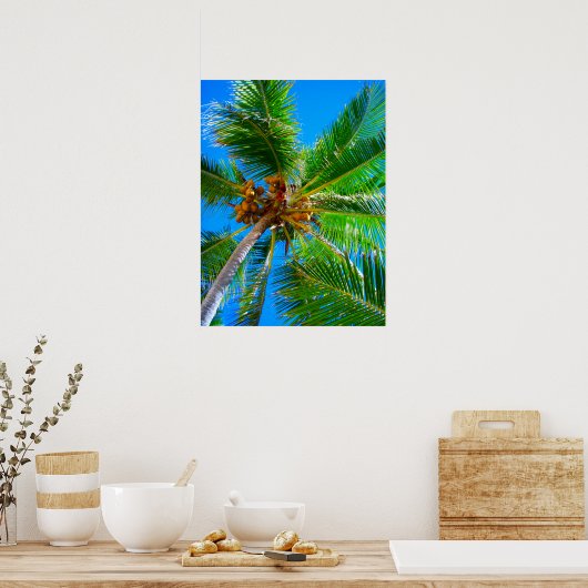 Poster (18 x 24 inch) palmboom Vanuatu (Keuken)