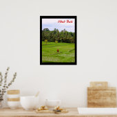 Poster (18" x 24") Rijstvelden Ubud Bali (Keuken)