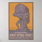 Poster 1913 van het vrouwencongres (Voorkant)